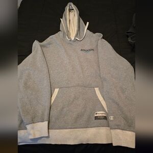 Amazon Champion Heather Gray Hoodie